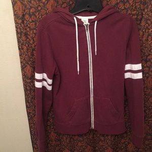Zip Up maroon jacket!